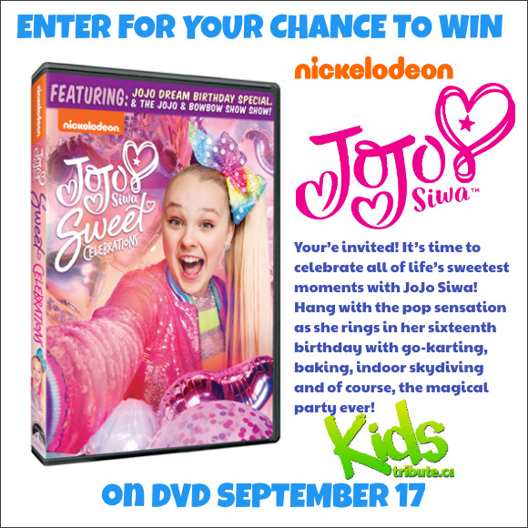 JOJO SIWA: SWEET CELEBRATIONS DVD contest