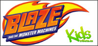 Kids Tribute BLAZE AND THE MONSTER MACHINES: NINJA BLAZE DVD contest