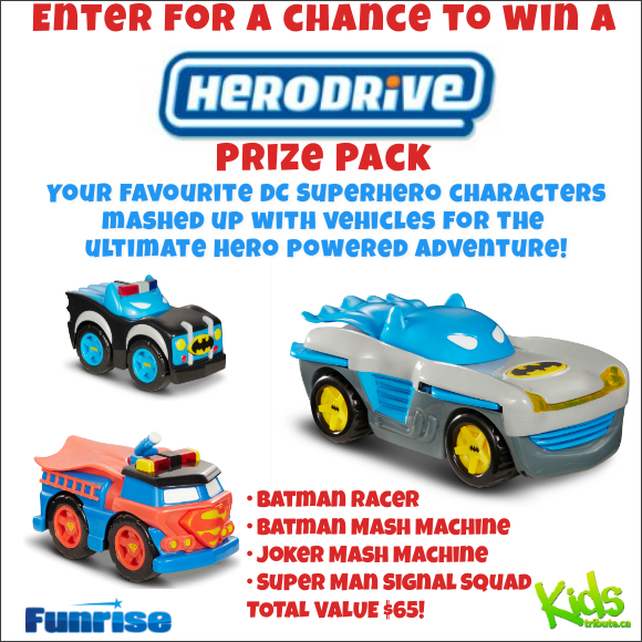 Kids Tribute HERODRIVE PRIZE PACK contest