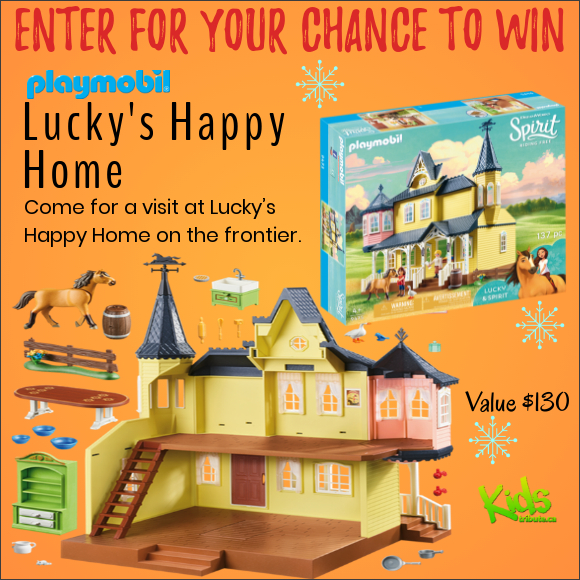 Kids Tribute & PLAYMOBIL LUCKY'S HOUSE PLAYSET contest