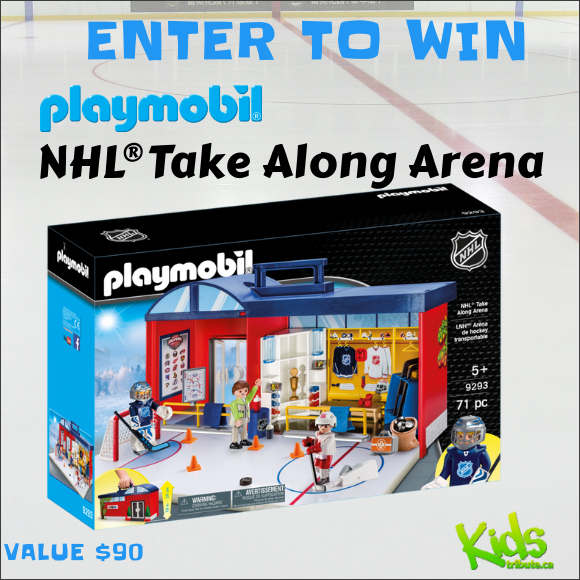 Kids Tribute PLAYMOBIL NHL TAKE ALONG ARENA contest