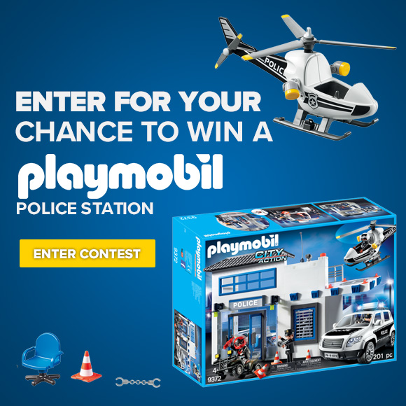 Kids Tribute Playmobil Police Station contest
