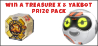 Kids Tribute TREASURE X AND YAKBOT Prize Pack contest