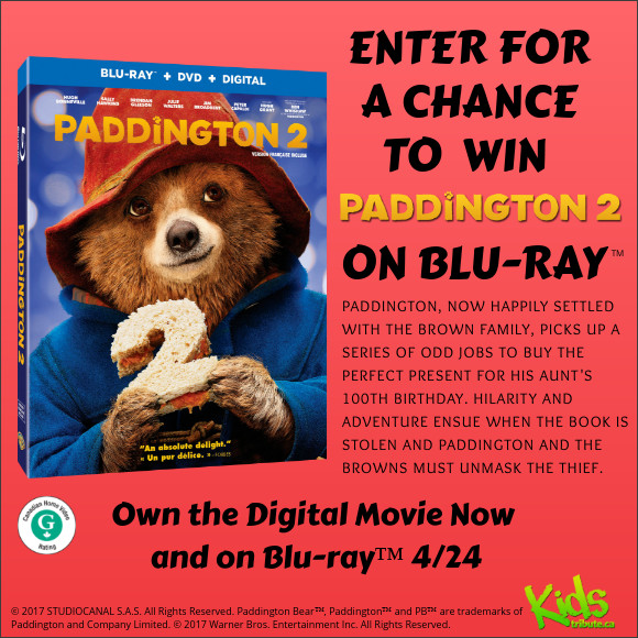Paddington 2 Blu-ray contest