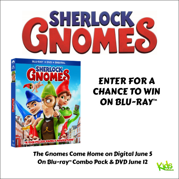 Sherlock Gnomes Blu-ray contest