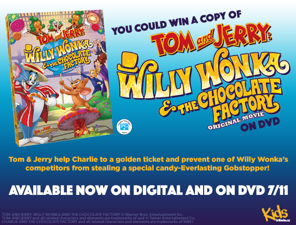 Tom and Jerry Willy Wonka and the Chocolate Factory DVD Contest