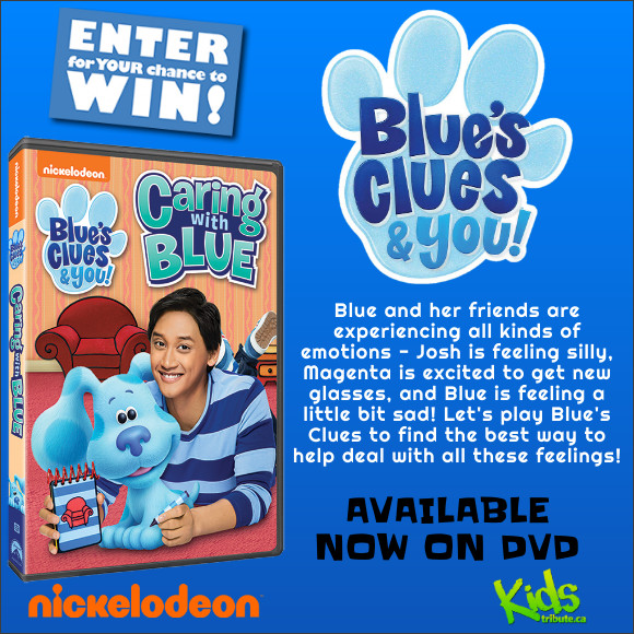 BLUE'S CLUES & YOU! CARING WITH BLUE DVD Contest