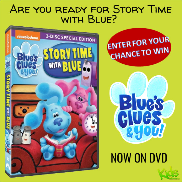 BLUE'S CLUES & YOU! STORY TIME WITH BLUE DVD Contest