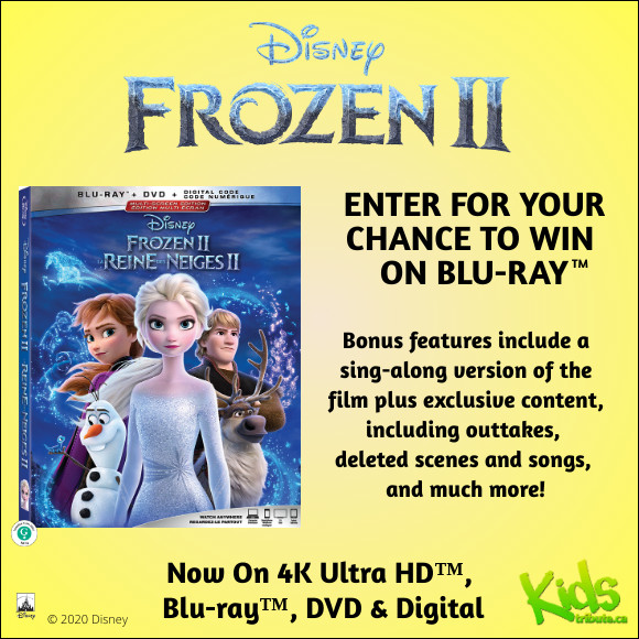 Enter for your chance to win FROZEN II on Blu-ray