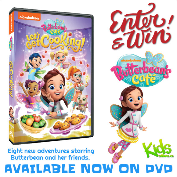 Kids Tribute BUTTERBEAN'S CAFÉ LET'S GET COOKING! DVD contest