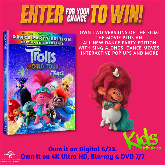 Kids Tribute TROLLS WORLD TOUR Blu-ray Contest | Kids Tribute | Contests