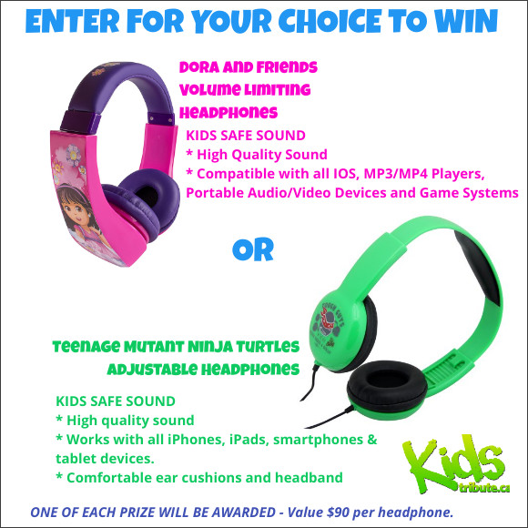 Enter for your chance to choose a Kids Safe set of headphones.