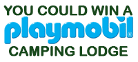 Last chance to win Playmobil Camping Lodge
